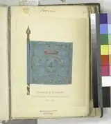 Etendard d'escadron du 4e régiment de chasseurs à cheval de 1791 à 1794