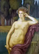 Une muse (1903),peinture à la cire,(galerie Thiel)