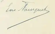 signature d'Émile Prosper Fourquet