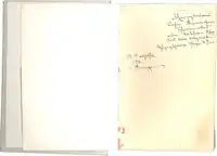 Signature de la présidente pour un exemplaire offert sur la page de garde de  Volgda autrefois