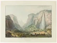 La vallée de Lauterbrunnen.