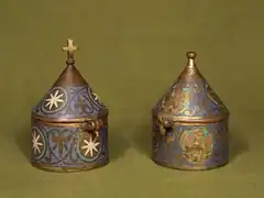 Pyxides (vers 1200/1209, Musée du couvent Sainte-Catherine d'Utrecht)