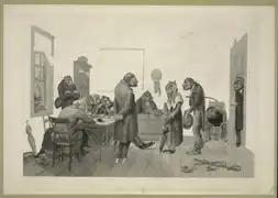 Gravure de Samuel Hollyer d'après Flaw in a the Tittle, 1871