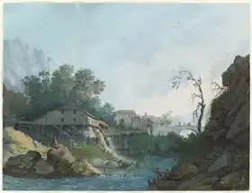 La gorge en 1786.