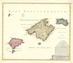 Carte de c. 1740.