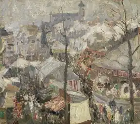 Kermesse sur la place du Marché-du-Vendredi à Gand, 1907Musée royal des Beaux-Arts d'Anvers