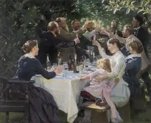 Peder Severin Krøyer, Hip, Hip, Hurrah!, 1888.
