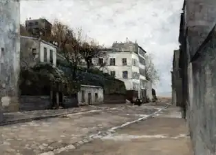 Rue Gabrielle, Paris, 1879, musée des Beaux-Arts de Göteborg.