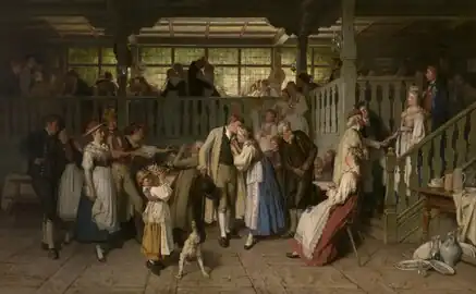 Les Invités au bal de noces (1882), Musée royal des Beaux-Arts d'Anvers.