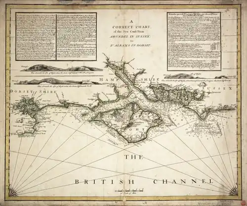 ancienne carte maritime en noir et blanc