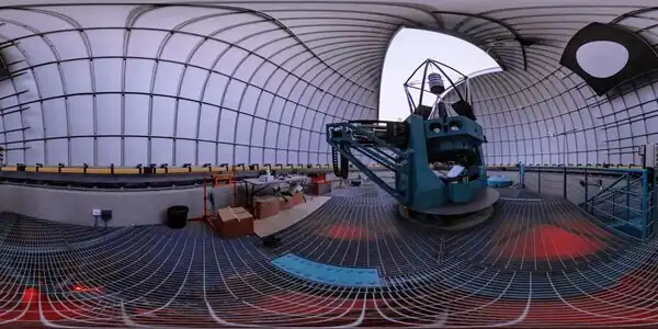 Télescope auxiliaire Rubin, 2022.