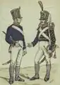 Musicien et cornet de voltigeur de la légion d'Ille-et-Vilaine