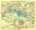 Mittelländisches und Schwarzes Meer pour l'Atlas der Hydrographie, 1891