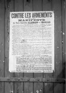 L'affiche pacifiste.