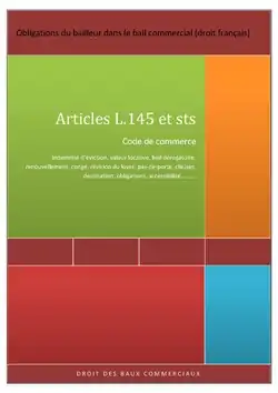 Description de l'image Obligations du bailleur dans le bail commercial (droit français).pdf.