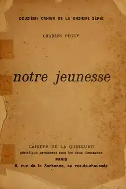 Image illustrative de l’article Notre Jeunesse (Péguy)