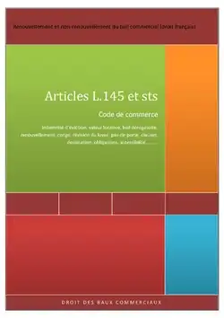 Description de l'image Renouvellement et non-renouvellement du bail commercial (droit français).pdf.