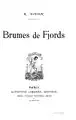 Brumes de fjords.
