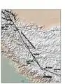 Informations sur la faille du Karakoram et superposées sur une carte topographique de la région. EPM = Montagnes du Pamir oriental.