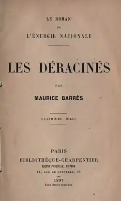 Image illustrative de l’article Les Déracinés (roman)